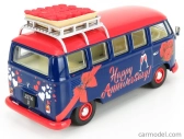 Corgi Volkswagen T1 Minibus Happy Anniversary 1961 1:43 Modrá Červená