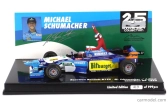 Minichamps Benetton F1 B195 Team Mild Seven Renault N 1 Majster sveta 5. Gp Kanady 1995 Michael Schumacher a Jean Alesi Taxi Ride Figúrky 1:43 Modrá Žltá