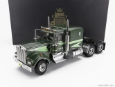 Road-kings Kenworth W900 Tractor Truck 3-assi Moving On 1989 1:18 Zelená