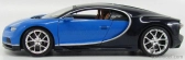 Bburago Plus Bugatti Chiron 1:18 modrá