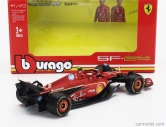 Bburago Ferrari F1  Sf-24 Team Scuderia Ferrari N 55 5th Emilia Romagna Imola Gp 2024 Carlos Sainz 1:43 Červená Černá
