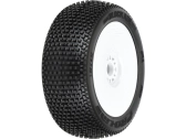 Kolesá Pro-Line 3,3", pneumatiky Blockade S3 Buggy, biely disk H17 (2)