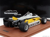 Tecnomodel Renault F1  Re30b V6 Turbo Team Renault Elf N 16 Winner France Gp (with Pilot Figure) 1982 Rene Arnoux 1:18 Bílá Žlutá Černá