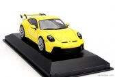 Minichamps Porsche 911 992 Gt3 Coupe 2020 - Silver Rims 1:43 Žlutá