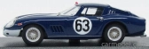 Najlepší model Ferrari 275 Gtb/4 Coupe N 63 Spa 1967 Vestey - Gaspar 1:43 Blue White