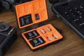 Vodotěsné pouzdro na paměťové karty (SD8 + TF14 + Nano SIM*2)