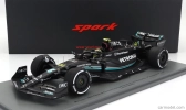 Spark-model Mercedes gp F1 W14 Team Mercedes-amg Petronas Formula One N 44 2nd Australian Gp 2023 Lewis Hamilton 1:18 Matt Black