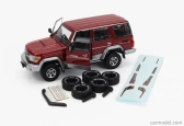 Bm-creations Toyota Land Cruiser Lc76 2014 1:64 Červená Stříbrná
