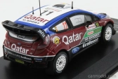 Ixo-models Ford england Fiesta Rs Wrc N 11 Rally Sardegna Taliansko 2013 T.neuville - N.gilsoul 1:43 Bordeaux Blue White