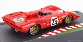 Edicola Ferrari 312p 3.0l Spider Team Sefac N 25 2. 12h Sebring 1969 Mario Andretti - Chris Amon 1:43 Červená