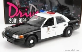Greenlight Ford usa Crown Victoria Police Interceptor Los Angeles Department 1992 - Drive 1:24 Black White