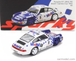 Spark-model Porsche 911 964 Rs Mobil1 N 8 Porsche Carrera Cup 1993 1:64 modrá biela