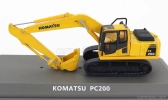 Edicola Komatsu Pc200lc Hybrid Escavatore Cingolato - Tractor Excavator 1:72 Žlutá Černá