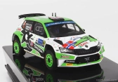 Ixo-models Škoda Fabia Rally2 Evo N 21 Rally Estland 2022 A.mikkelsen - T.eriksen 1:43 Zelená Biela Čierna