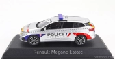 Norev Renault Megane Sport Tourer Sw Station Wagon Crs Police Nationale 2022 1:43 Strieborná červená