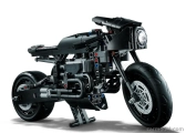 Lego Batman Lego Technic - Batman Batcycle - Motorka - The Batman Movie - 641 dielikov čierna