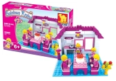 Ausini 24402 Narodeninový domček - kocky identickej veľkosti ako Lego