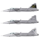 Model Kit letadlo 1306 - JAS 39 GRIPEN (1:72)