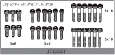 Cap Screw Set 3*8/3*16/3*18