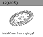 1232083 - Metal Crown Gear 1.25M 39T