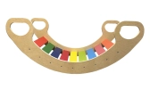 Dve deti Montessori dúhová hojdačka veľká