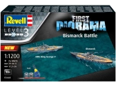 Revell první Bismarckova bitva (1:1200) (Giftset)