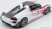 Bburago Porsche 918 Weissach 1:24 bílá