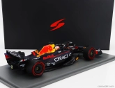 Spark-model Red bull F1  Rb19 Team Oracle Red Bull Racing N 1 World Champion (40th Career Victory) Winner Spain Gp 2023 Max Verstappen 1:18 Matt Blue