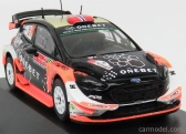 Minipartes Ford england Fiesta Wrc N 14 Rally Portugal 2017 M.ostberg - O.floene 1:43 Černá Oranžová Zlatá