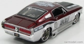 Maisto Ford USA Mustang Gt Custom Harley-Davidson 1967 1:24 Bordeaux Met Silver