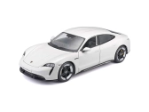 Bburago Porsche Taycan Turbo S 2019 Carrara 1:24 biela