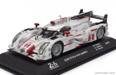Edicola Audi R18 E-tron Quattro Tdi 3.7l Turbo V6 Hybrid Team Audi Sport Joest N 1 Winner 24h Le Mans 2012 Andre Lotter - Marcel Fassler - Benoit Treluyer 1:43 Bílá Stříbrná Červená