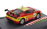 Edicola Ferrari F430gt 4.0l V8 Team Bms Scuderia Italia N 97 2. Lmgt2 Trieda 24h Le Mans 2008 Matteo Malucelli - Paolo Ruberti - Fabio Babini 1:43 Červeno-žltá