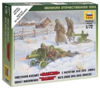 Zvezda figurky Soviet Machine-gun with Crew (Winter Uniform) (1:72)
