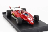 Brumm Ferrari F1 126c2 N 27 2nd San Marino Imola Gp 1982 Gilles Villeneuve - s figúrkou vodiča 1:43 červená