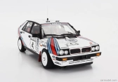 Kyosho Lancia Delta Hf Integrale 4wd Team Lancia  N 4 Winner Rally 1000 Lakes 1987 Markku Alen - Ilkka Kivimaki 1:18 Bílá Červená Modrá