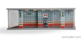 Atlantic Vetrina display box Diorama Parcheggio Primo Piano - Parking P1 Red Floor - Cars Not Included - Lungh.lenght Cm 43.0 X Largh.width Cm 25.0 X Alt.height Cm 14.0 1:64 Různé