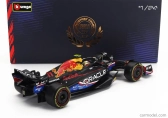 Bburago Red bull F1 Rb19 Team Oracle Red Bull Racing N 11 4th Austin Usa Gp 2023 Sergio Peréz – With Pilot And Showcase 1:24 Matt Blue