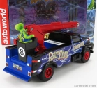 Autoworld Ford usa Bucket Truck Crane 1990 - Ratfink - Salvadanaio - Moneybox 1:34 Modrá Černá