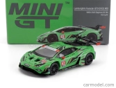Mini-gt Lamborghini Huracan Gt3 Evo2 Team Iron Lynx N 63 Imsa 24h Daytona 2023 Mirko Bortolotti - Andrea Caldarelli - Roman Grosjean - Jordan Pepper 1:64 Green
