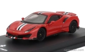 Edicola Ferrari 488 Pista 2018 - Con Vetrina - With Showcase 1:64 Rosso Corsa 322 - Červená