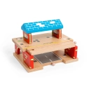 Bigjigs Rail Stanica nad cestou – poškodený obal