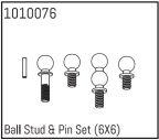 HBP240098 - (1010076) Ball Stud & Pin Set (6X6)