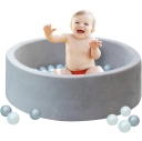 2Kids Toys Bazén s loptou sivý