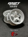 Disky DS Racing Drift Element 5 Spoke, Triple White, 2 ks