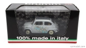 Brumm Fiat 600 Rally Raid Roma-calcutta 1955 13.260km In 11 Giorni - 11 Days 1:43 Grey