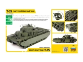 Zvezda těžký sovětský tank T-35 (1:35)
