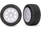 Traxxas koleso, disk 8-spoke, pneu Rally (zadné) (2)