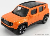 Bburago Jeep Renegade 2017 1:43 oranžová s čiernou