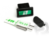 Pár kryštálov FM (zelený kanál 5/27,195 MHz)